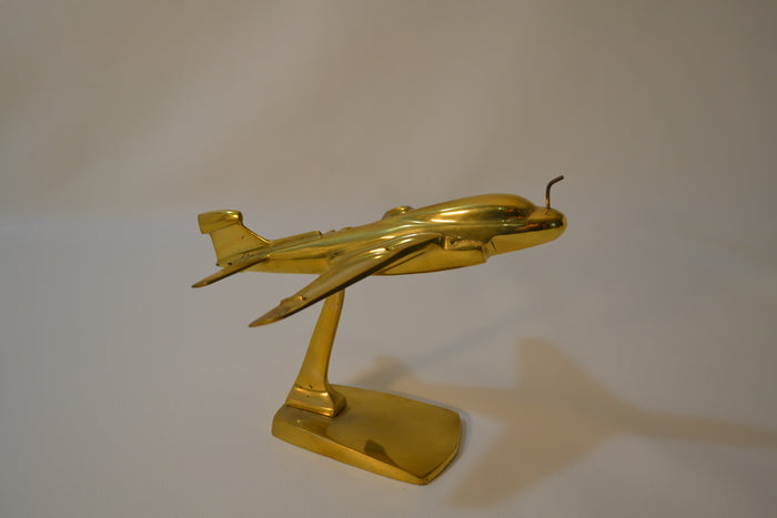 French Military Brass Model Airplane