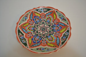 Ceramic  Raised Painting Plate - Ali's Copper Shop