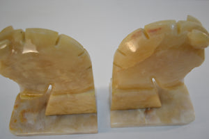 Onyx/Marble Horse Head Bookends - Ali's Copper Shop