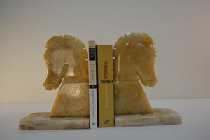 Onyx/Marble Horse Head Bookends - Ali's Copper Shop