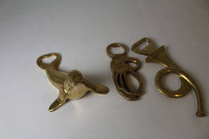 Assortment of 3 different Bottle Openers