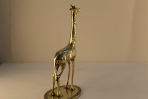 Solid Brass Giraffe - Ali's Copper Shop