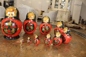 10 Pieces Russian Matryoshka Doll