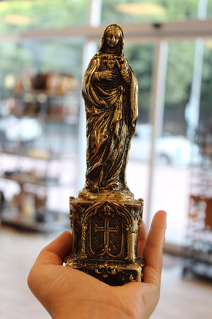 Brass Virgin Mary Figurine