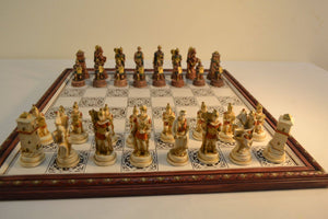 Hand Painted Recin Chess Set - Ali's Copper Shop