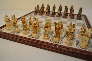 Hand Painted Recin Chess Set - Ali's Copper Shop